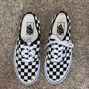 Checkered vans